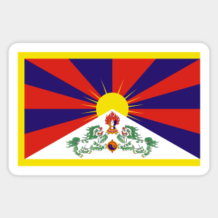 The Last Flag of Free Tibet Sticker